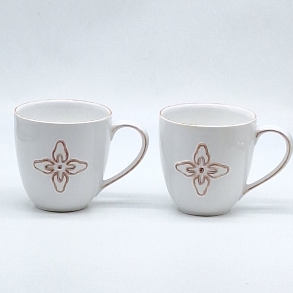 Starbucks Embossed‎ Flower Mugs - Picture 1 of 4